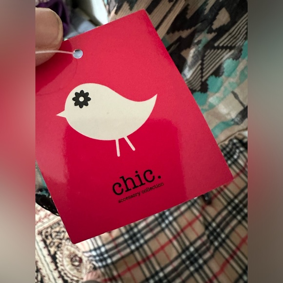 NWT chic boho geometric shawl wrap one size - Picture 11 of 13